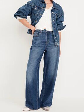 Old Navy High Rise Baggy Wide Legs 0